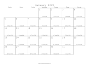 January 2025 Calendar with Jewish equivalents